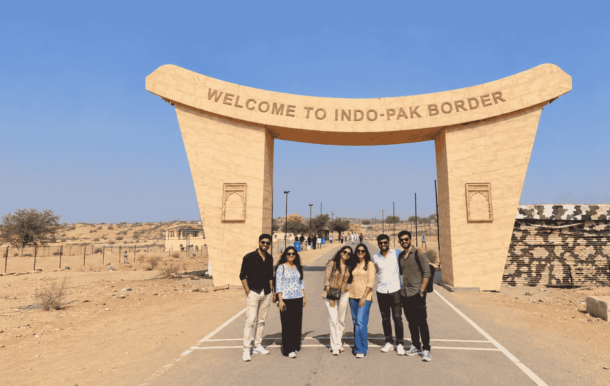 Indo-Pak border gateway at Longewala, Rajasthan
